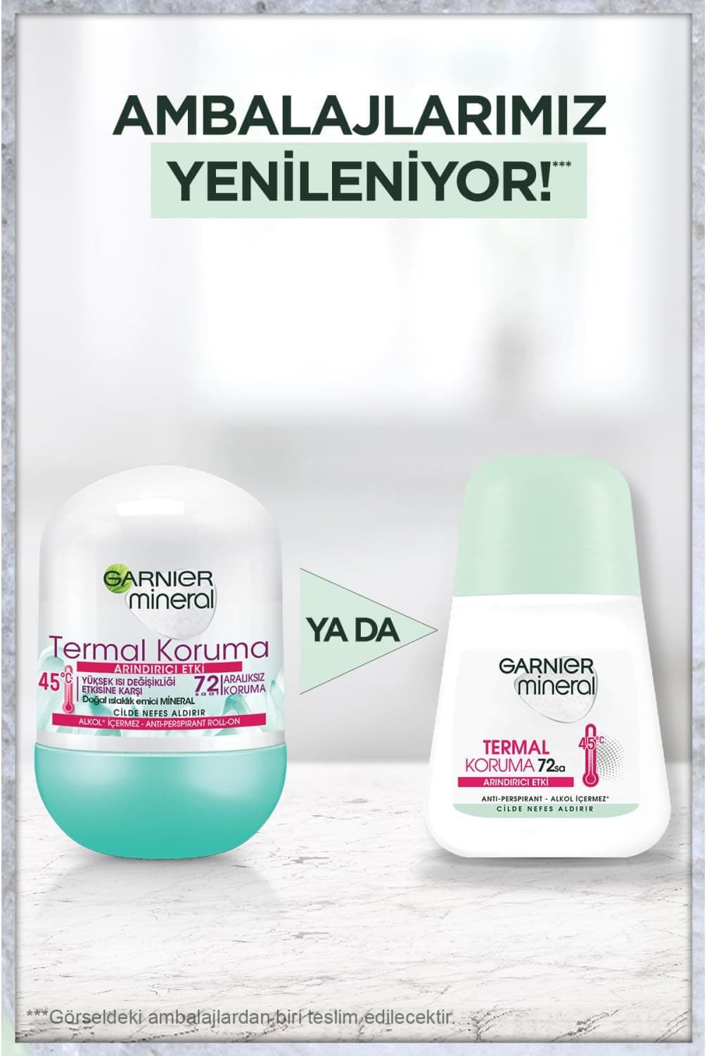 دئودورانت رولآن زنانه Garnier با محافظت حرارتی معدنی دئودورانت رولآن زنانه Garnier با محافظت حرارتی معدنی