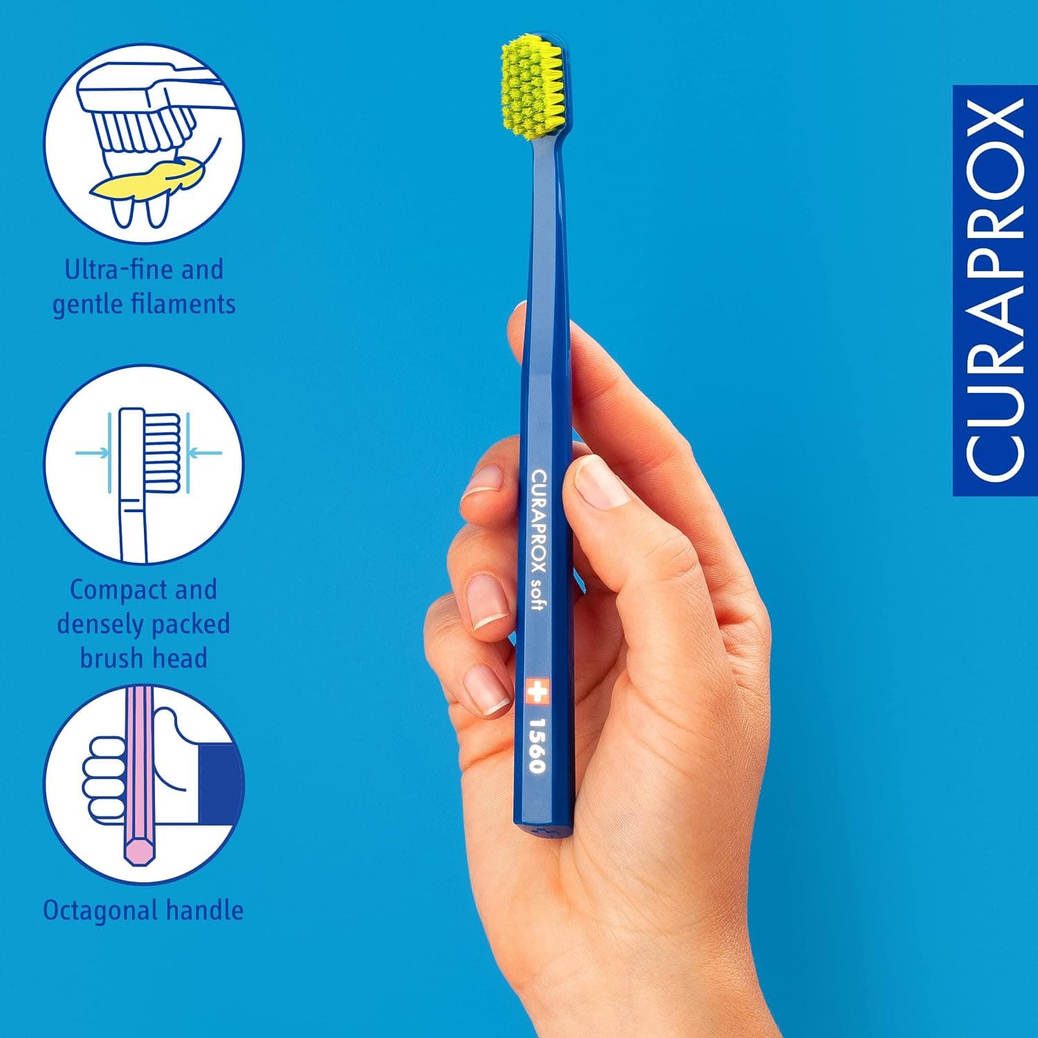مسواک Curaprox نرم مدل CS 1560 مسواک Curaprox نرم مدل CS 1560