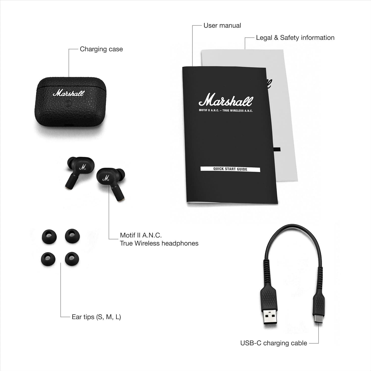 ایرباد بیسیم Marshall با حذف نویز A.N.C. مدل Motif II ایرباد بیسیم Marshall با حذف نویز A.N.C. مدل Motif II