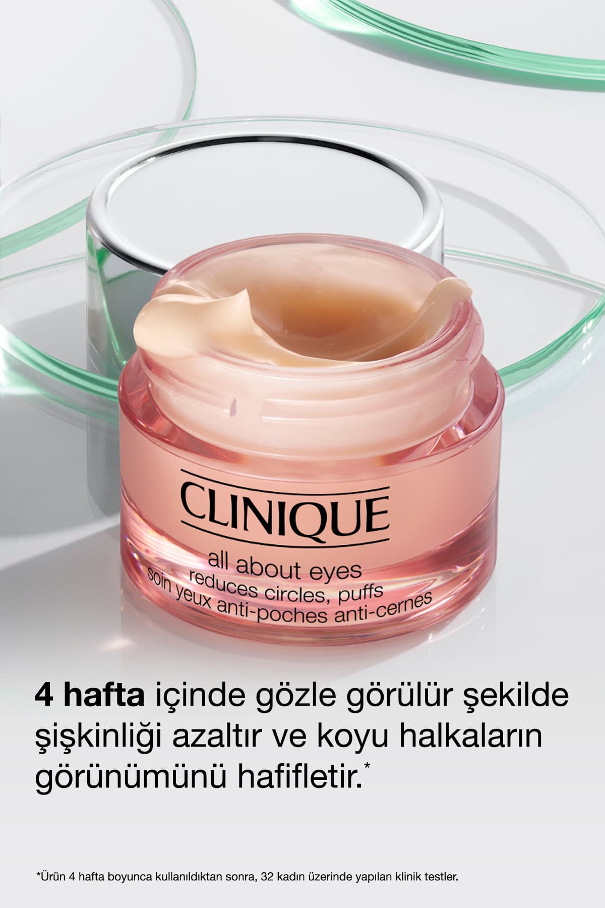 کرم دور چشم Clinique حاوی ویتامین C و کافئین ضد پف و تیرگی All About Eyes™ 15ml کرم دور چشم Clinique حاوی ویتامین C و کافئین ضد پف و تیرگی All About Eyes™ 15ml