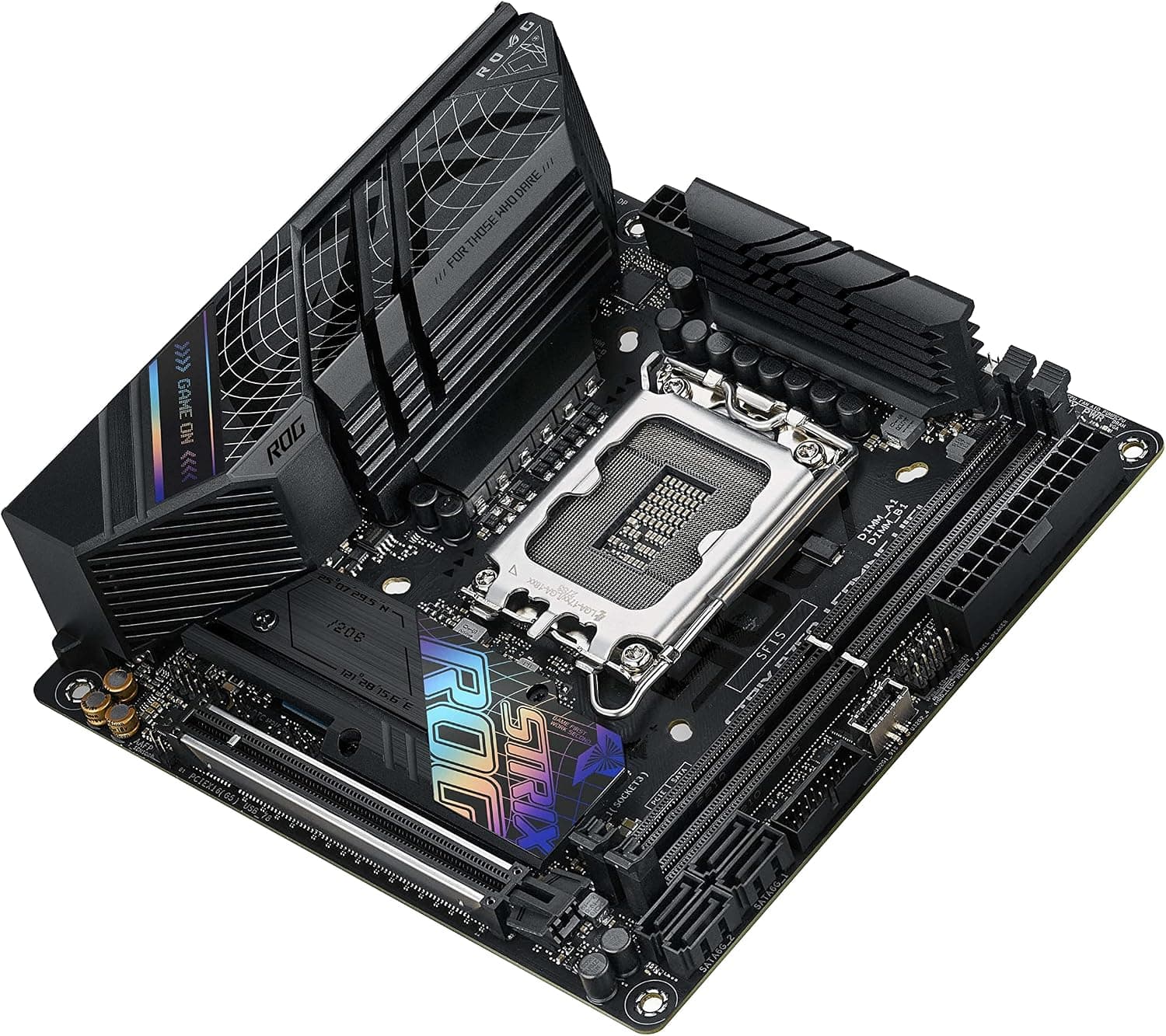 مادربرد ASUS ROG Strix B760-I Gaming WiFi mini-ITX سوکت LGA 1700 مشکی مادربرد ASUS ROG Strix B760-I Gaming WiFi mini-ITX سوکت LGA 1700 مشکی