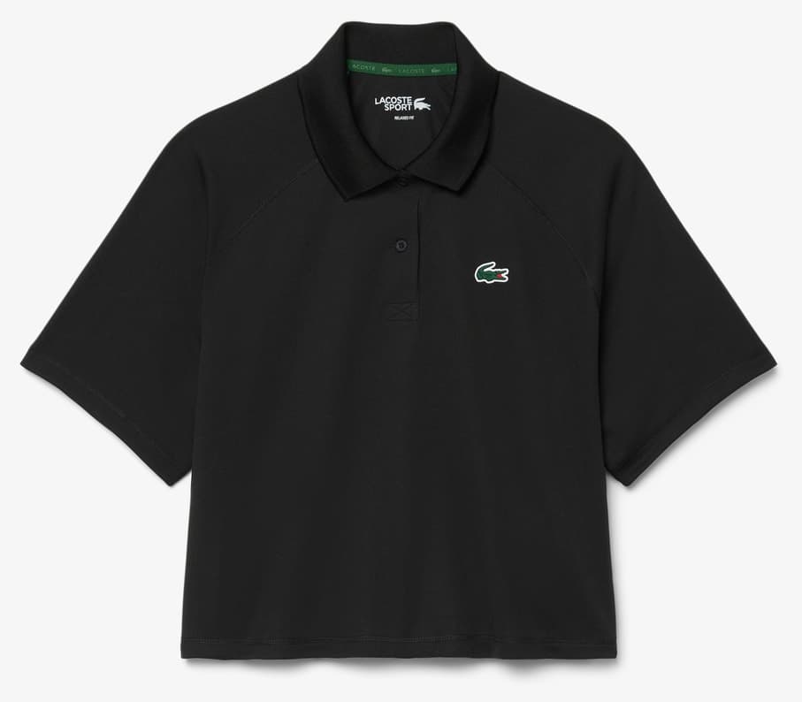 پولوشرت زنانه Lacoste SPORT فیت ریلکس Ultra Dry مشکی پولوشرت زنانه Lacoste SPORT فیت ریلکس Ultra Dry مشکی