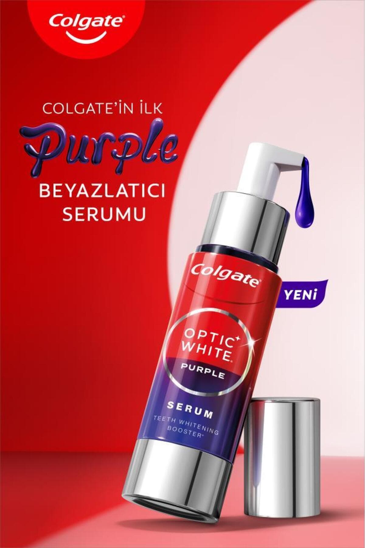 سرم سفیدکننده دندان Colgate Optic White Purple 40 ml سرم سفیدکننده دندان Colgate Optic White Purple 40 ml