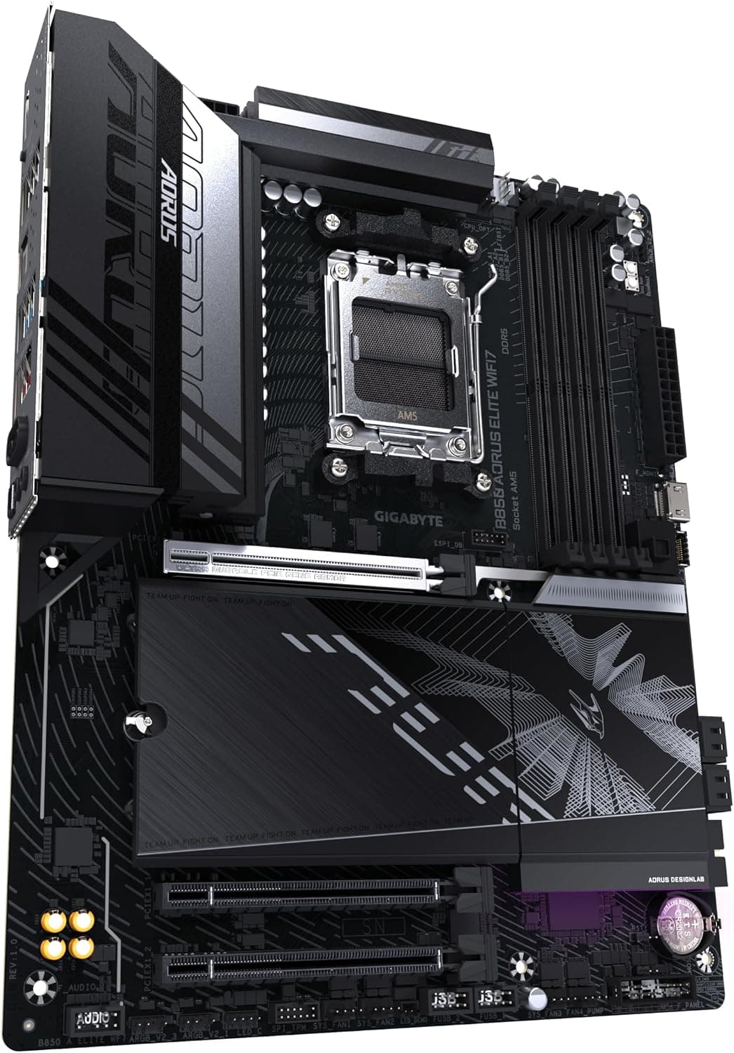 مادربرد Gigabyte برای پردازندههای AMD Ryzen 9000 مدل B850 AORUS Elite WIFI7 مادربرد Gigabyte برای پردازندههای AMD Ryzen 9000 مدل B850 AORUS Elite WIFI7