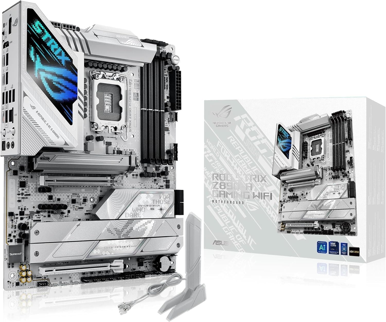 مادربرد ASUS مدل ROG STRIX Z890-F GAMING WIFI سوکت LGA 1851 مشکی مادربرد ASUS مدل ROG STRIX Z890-F GAMING WIFI سوکت LGA 1851 مشکی
