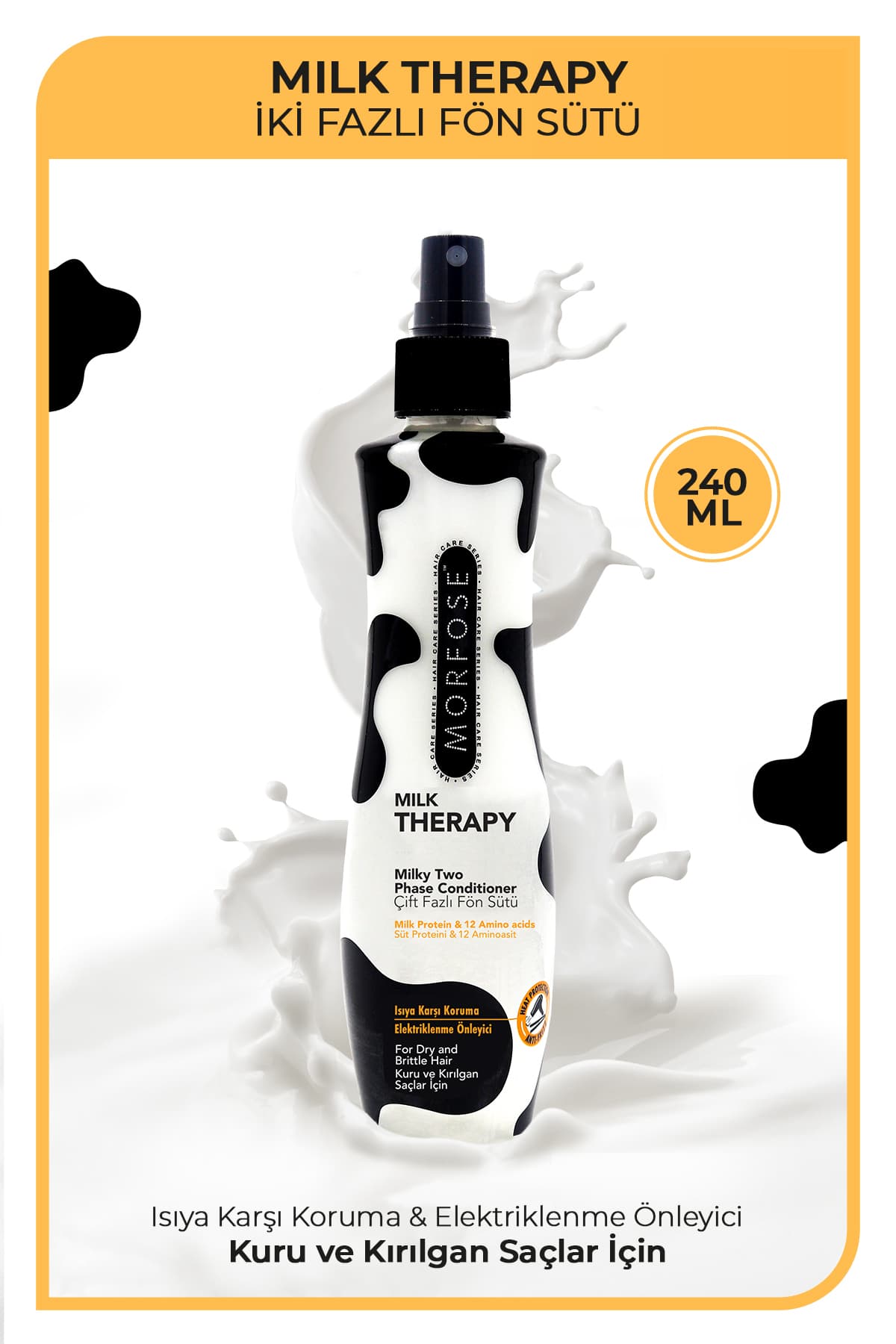 آب سشوار مراقبت از مو Morfose Milk Therapy 240 Ml آب سشوار مراقبت از مو Morfose Milk Therapy 240 Ml