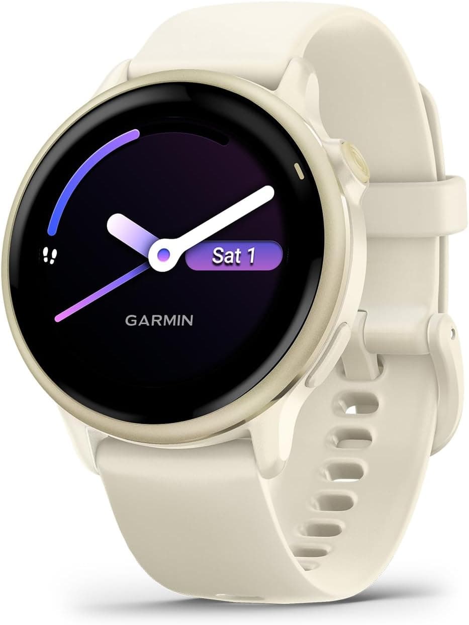 ساعت هوشمند Garmin طلایی قمری مدل Vivoactive 6 ساعت هوشمند Garmin طلایی قمری مدل Vivoactive 6