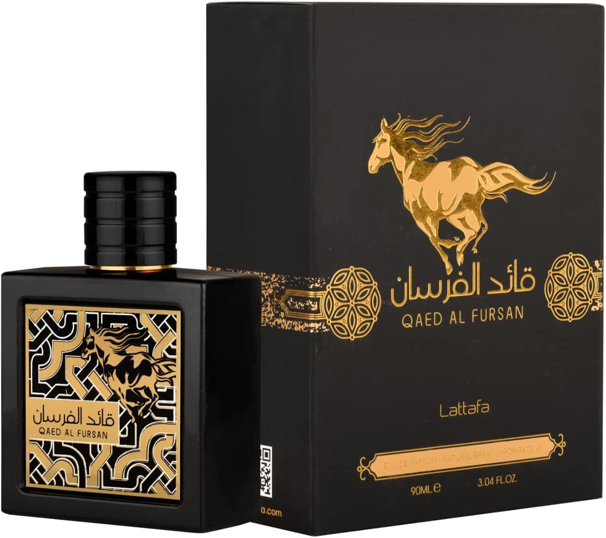 ادوپرفیوم Lattafa Qaed Al Fursan حجم 90ml ادوپرفیوم Lattafa Qaed Al Fursan حجم 90ml
