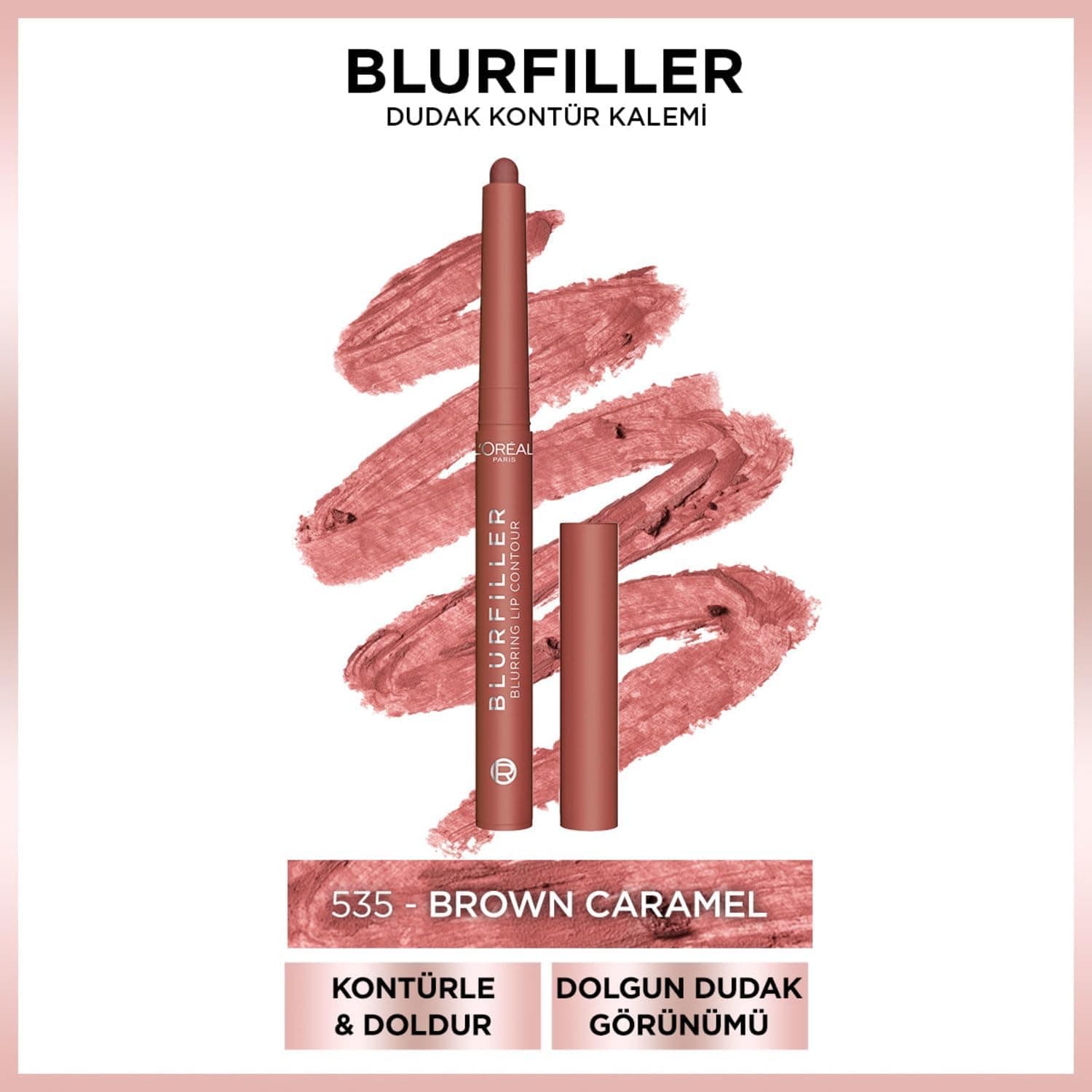 مداد لب L'Oreal Paris Blurfiller مدل 535 مداد لب L'Oreal Paris Blurfiller مدل 535