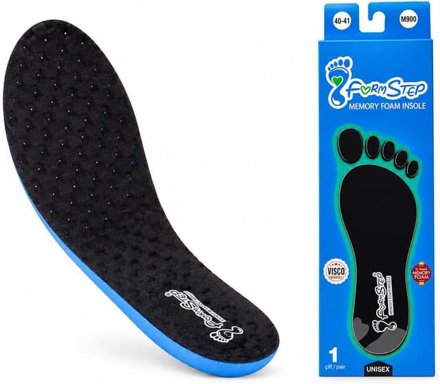 کفی کفش FormStep فوم حافظهدار ارتوپدی مناسب خار پاشنه و دویدن مدل M900 سایز 42-43 کفی کفش FormStep فوم حافظهدار ارتوپدی مناسب خار پاشنه و دویدن مدل M900 سایز 42-43