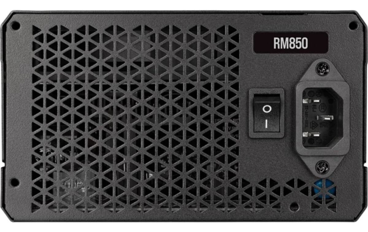 منبع تغذیه Corsair مشکی تمام ماژولار 850W 80 Gold مدل RM850 CP-9020235-EU منبع تغذیه Corsair مشکی تمام ماژولار 850W 80 Gold مدل RM850 CP-9020235-EU
