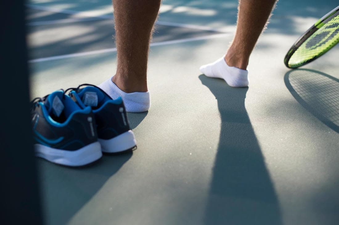 جوراب تنیس یونیسکس Decathlon-Artengo کوتاه ساق 3 جفت مدل Rs500 سفید سایز 39/42 جوراب تنیس یونیسکس Decathlon-Artengo کوتاه ساق 3 جفت مدل Rs500 سفید سایز 39/42