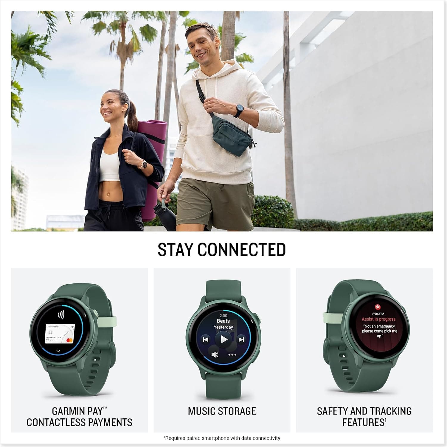 ساعت هوشمند Garmin مدل Vivoactive 6 سبز یشمی متالیک ساعت هوشمند Garmin مدل Vivoactive 6 سبز یشمی متالیک
