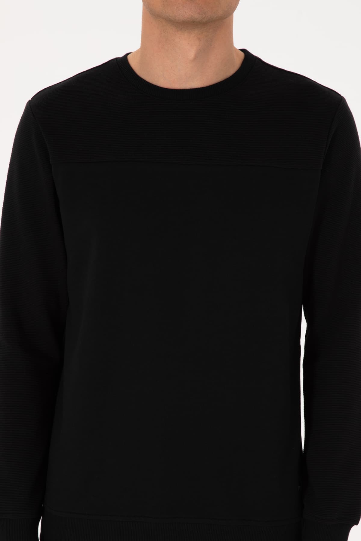 سویشرت مردانه U.S. Polo Assn. یقه گرد فیت معمولی مشکی نازک مدل 50315455-VR046 سویشرت مردانه U.S. Polo Assn. یقه گرد فیت معمولی مشکی نازک مدل 50315455-VR046