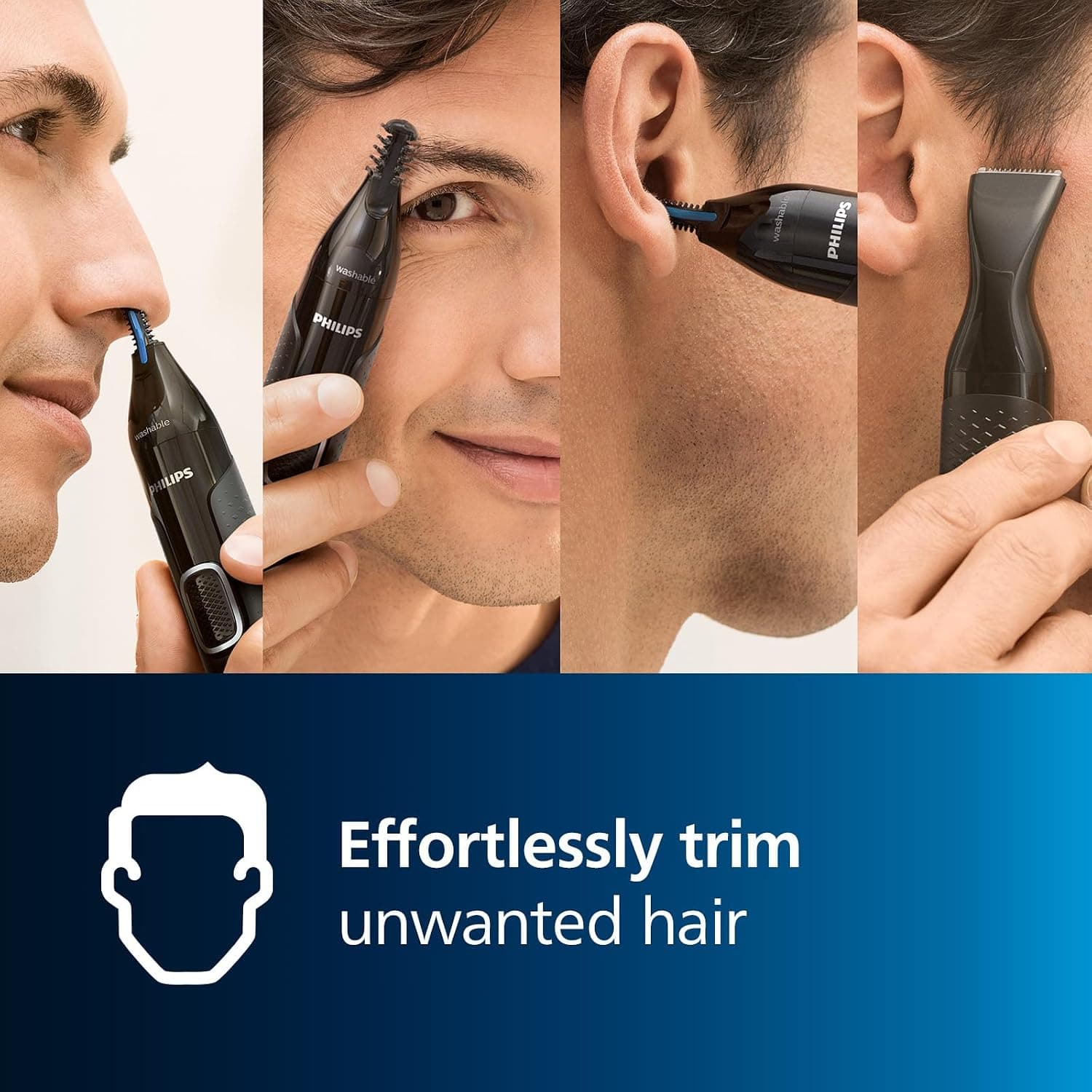 ماشین اصلاح بینی، گوش و ابرو مردانه Philips باتریخور Series 5000 مشکی مدل NT5650/16 ماشین اصلاح بینی، گوش و ابرو مردانه Philips باتریخور Series 5000 مشکی مدل NT5650/16