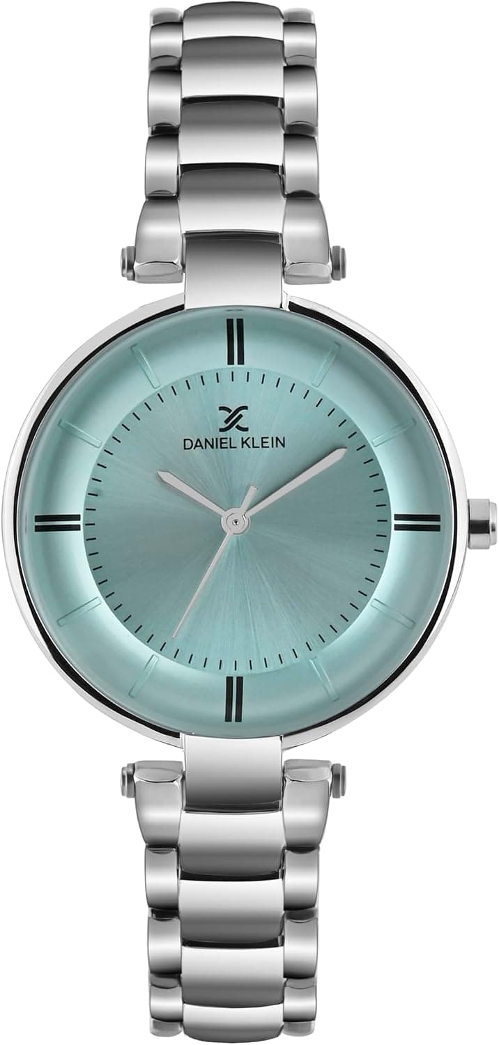 ساعت مچی زنانه Daniel Klein صفحه آبی روشن آنالوگ مدل DK11467-9 ساعت مچی زنانه Daniel Klein صفحه آبی روشن آنالوگ مدل DK11467-9