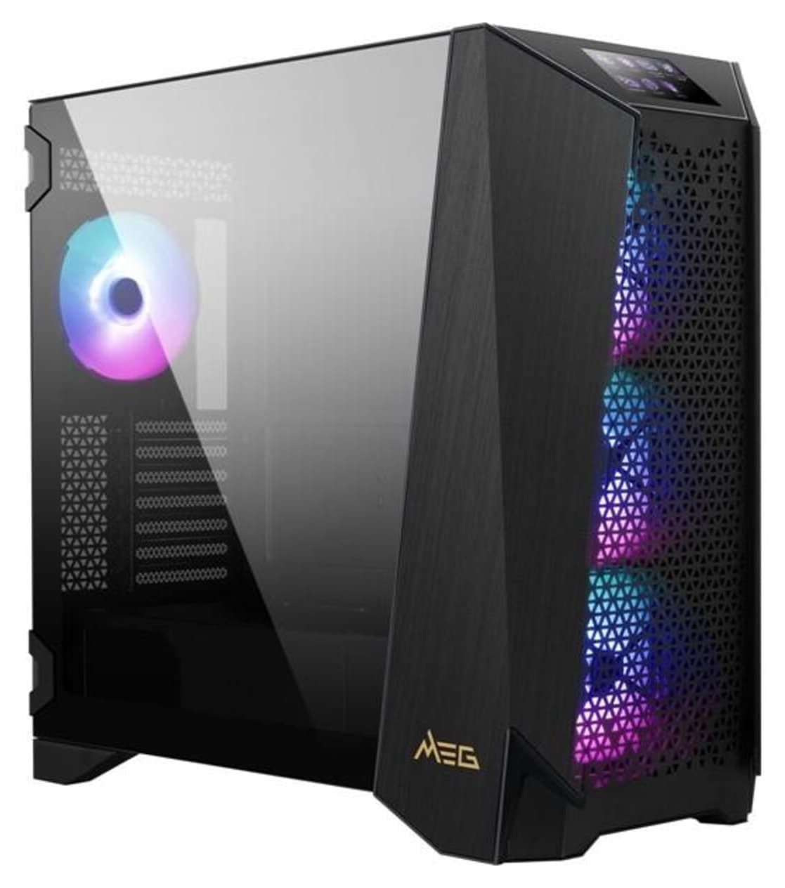 کیس گیمینگ E-ATX MSI با پنل LCD لمسی و فن 4-RGB مدل MEG PROSPECT 700R کیس گیمینگ E-ATX MSI با پنل LCD لمسی و فن 4-RGB مدل MEG PROSPECT 700R
