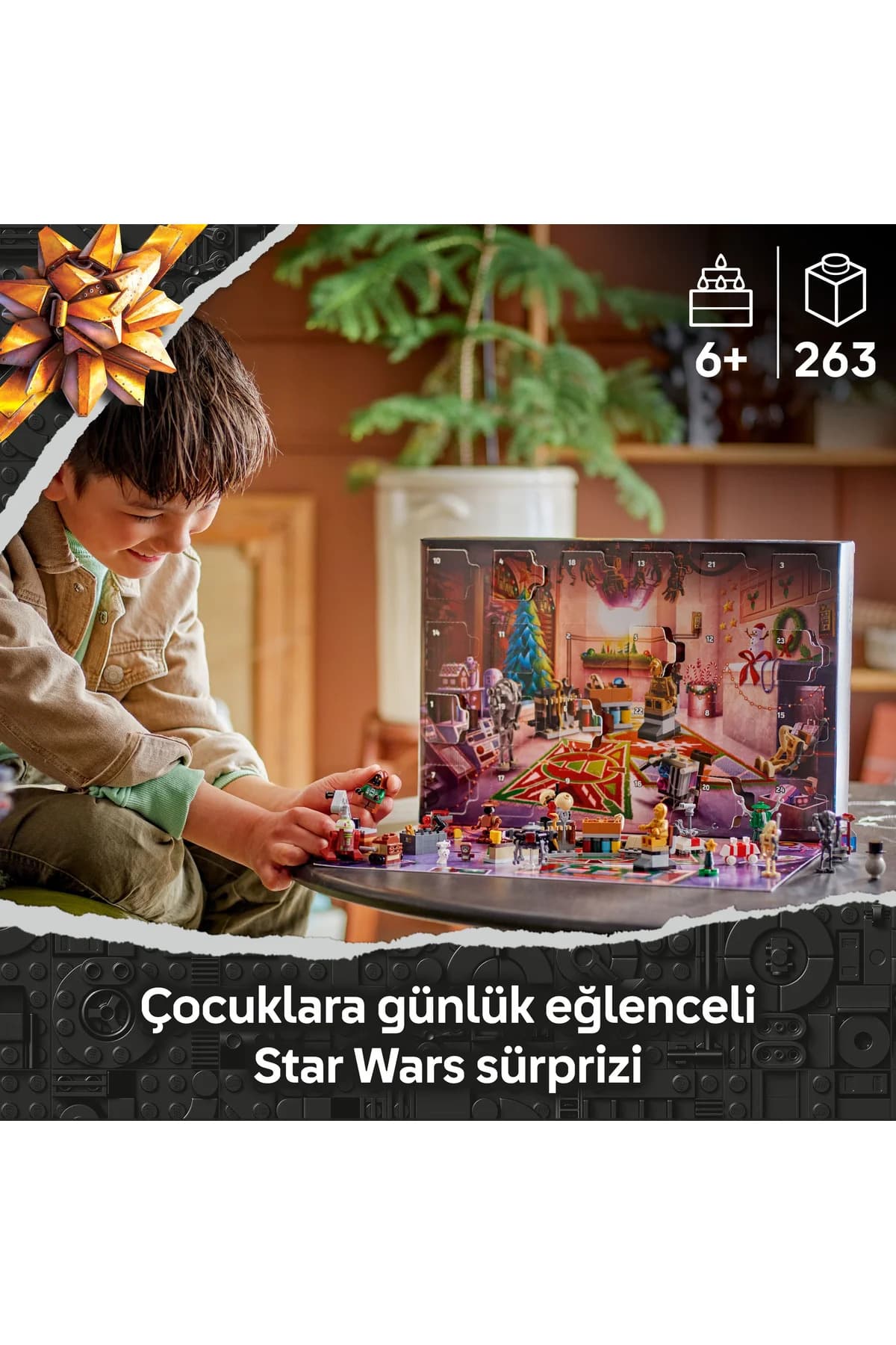 لگو Star Wars کودکان 6+ تقویم کریسمس 2025 مدل 75418 (263P) لگو Star Wars کودکان 6+ تقویم کریسمس 2025 مدل 75418 (263P)