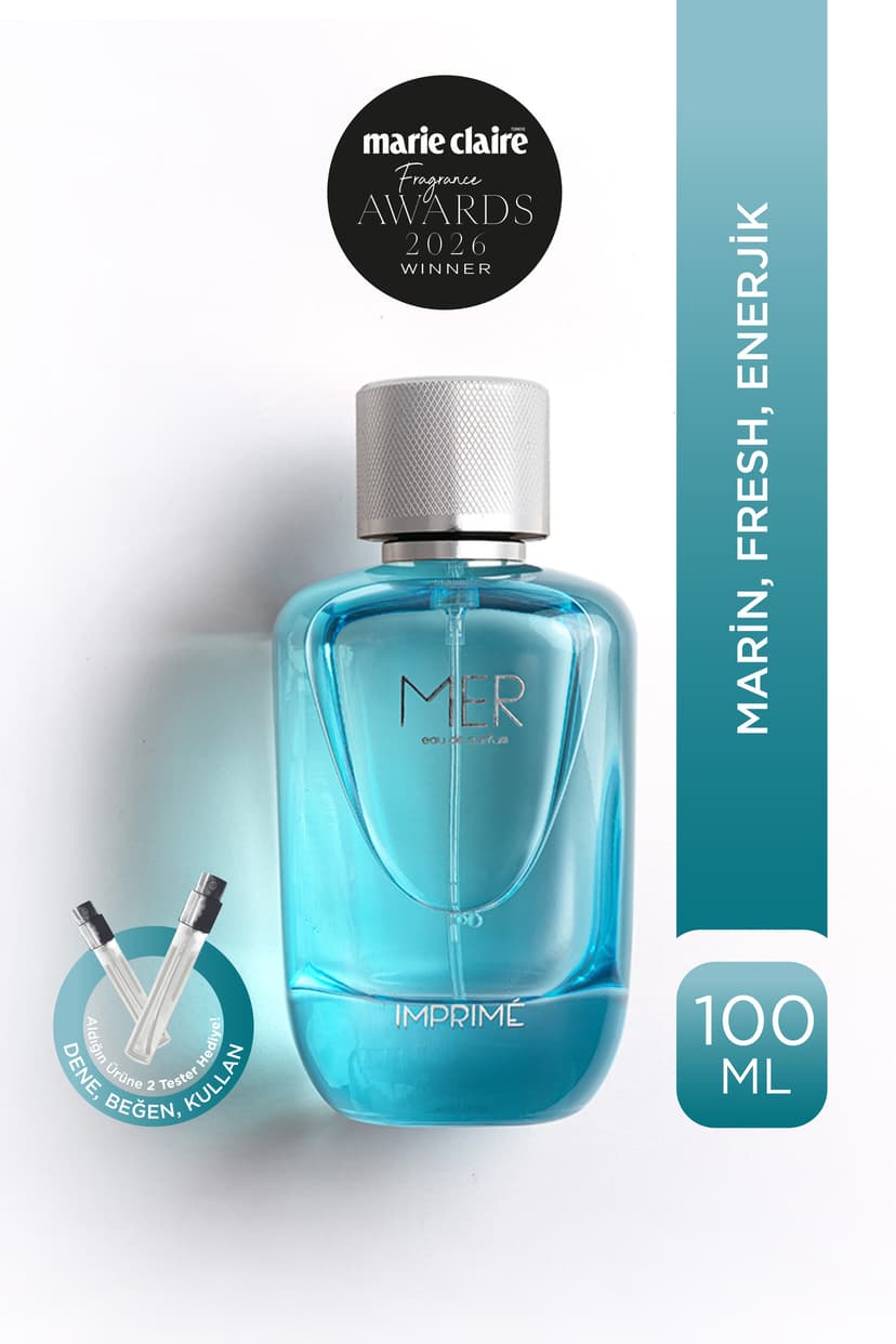 عطر مردانه Imprime Mer EDP با رایحه دریایی و تازه 100ml عطر مردانه Imprime Mer EDP با رایحه دریایی و تازه 100ml