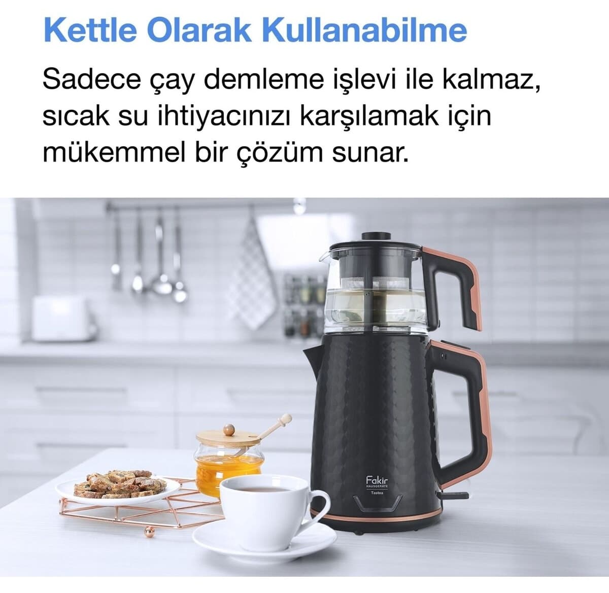 دستگاه چای ساز Fakir مدل Tastea مشکی Rosie دستگاه چای ساز Fakir مدل Tastea مشکی Rosie