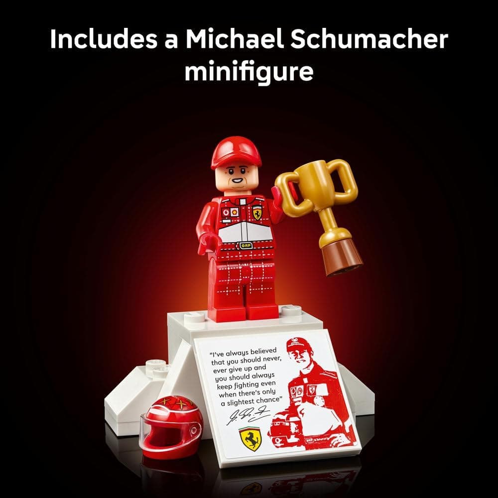 لگو Icons Ferrari F2004 و Michael Schumacher مدل 11375 لگو Icons Ferrari F2004 و Michael Schumacher مدل 11375