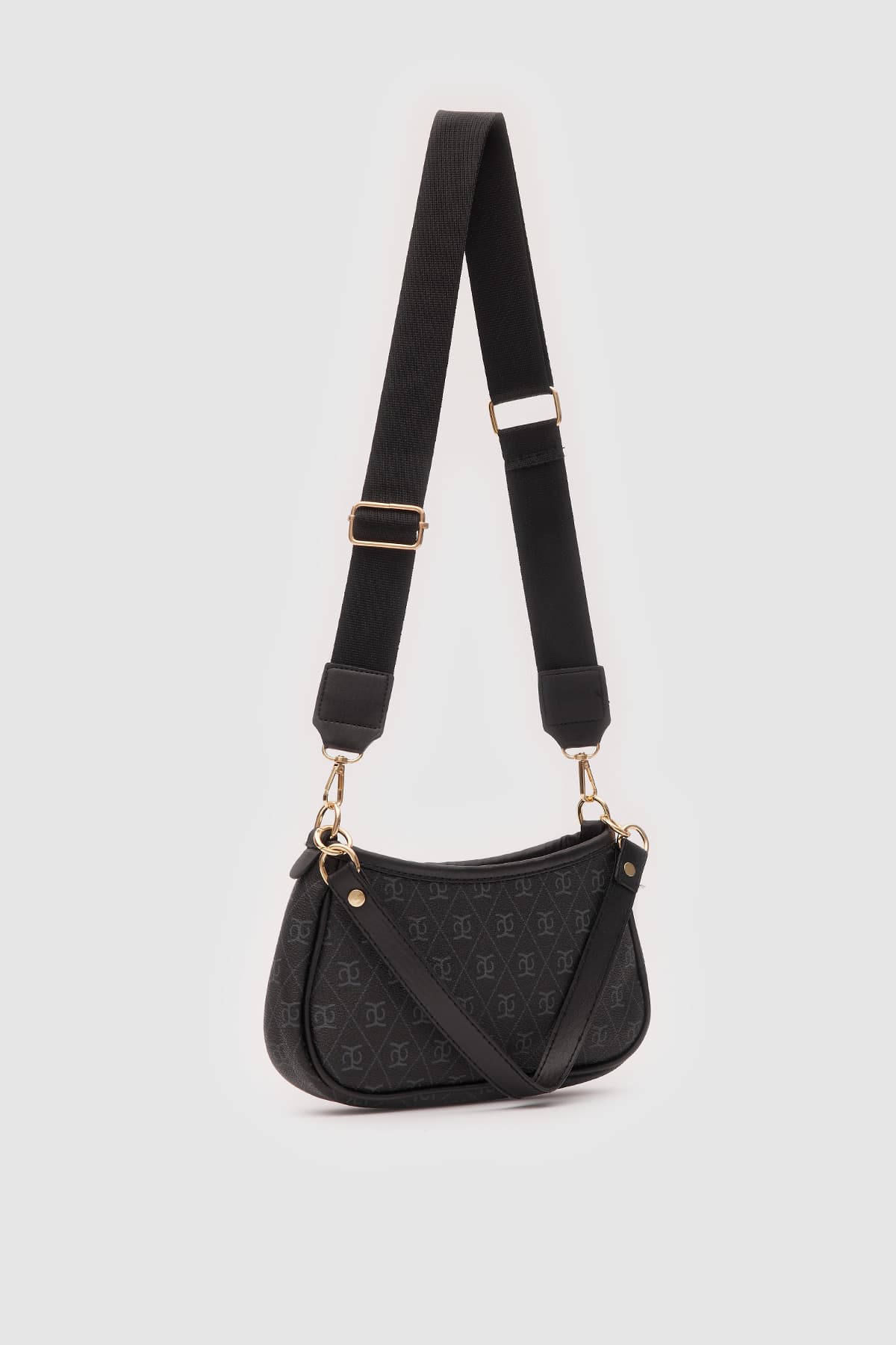 کیف زنانه Shule Bags باگت و کراسبادی مدل Farme Monogram مشکی کیف زنانه Shule Bags باگت و کراسبادی مدل Farme Monogram مشکی