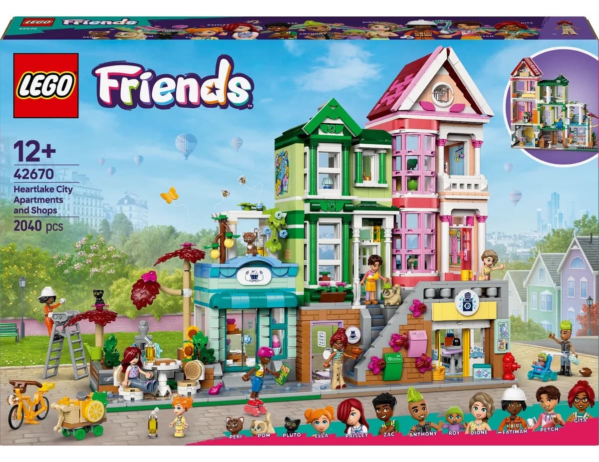لگو Friends مدل 42670 با آپارتمانها و مغازههای Heartlake City لگو Friends مدل 42670 با آپارتمانها و مغازههای Heartlake City
