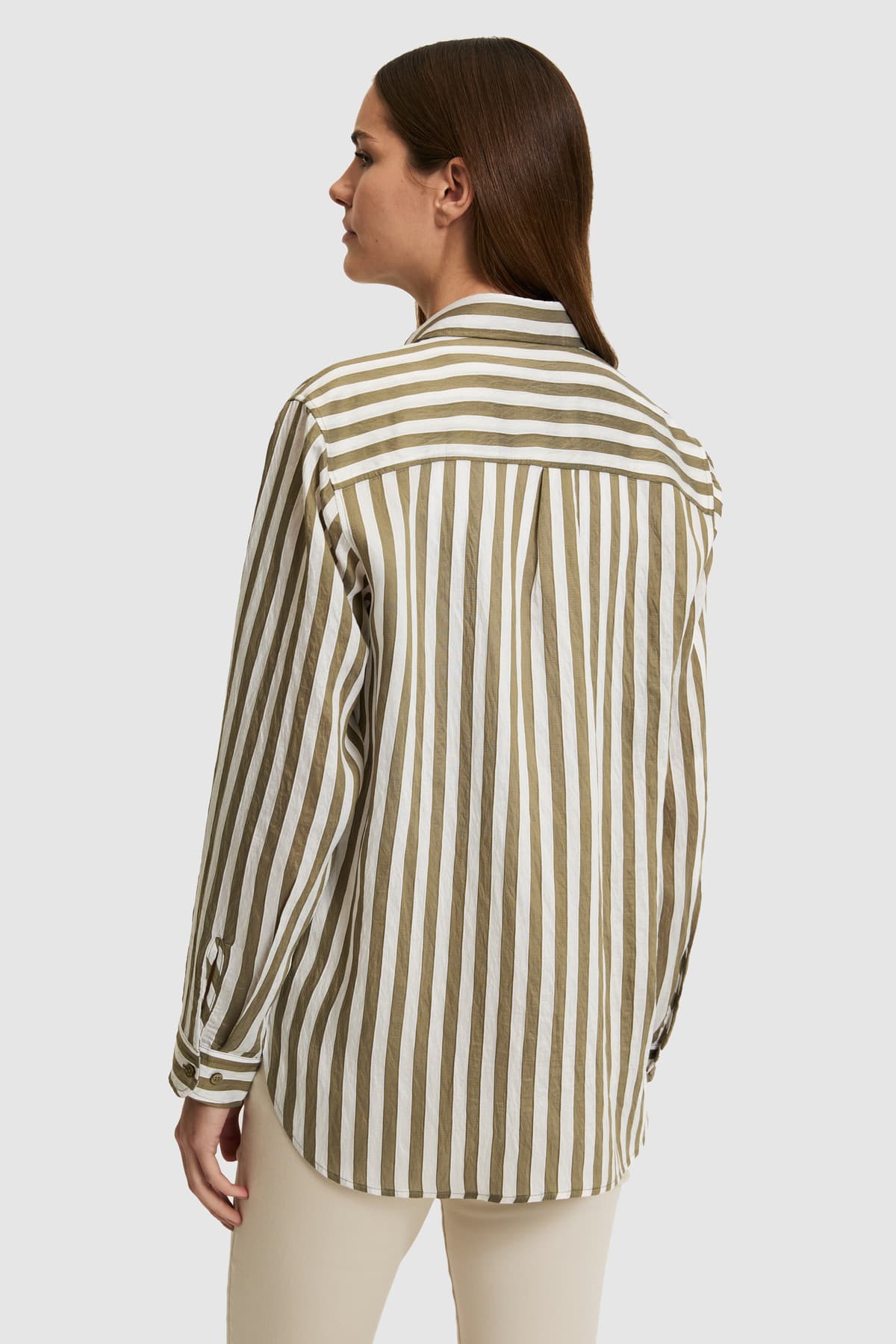 پیراهن زنانه U.S. Polo Assn. آستین بلند راهراه خاکی مدل 50324736-VR027 پیراهن زنانه U.S. Polo Assn. آستین بلند راهراه خاکی مدل 50324736-VR027