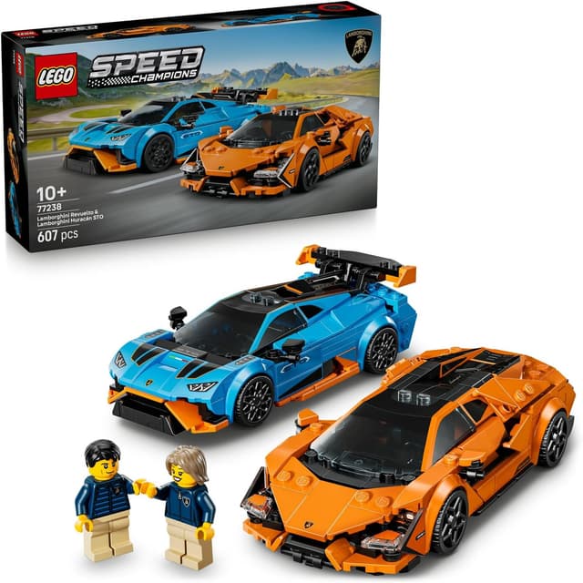 لگو 77238 Speed Champions Lamborghini Revuelto و Huracán STO لگو 77238 Speed Champions Lamborghini Revuelto و Huracán STO