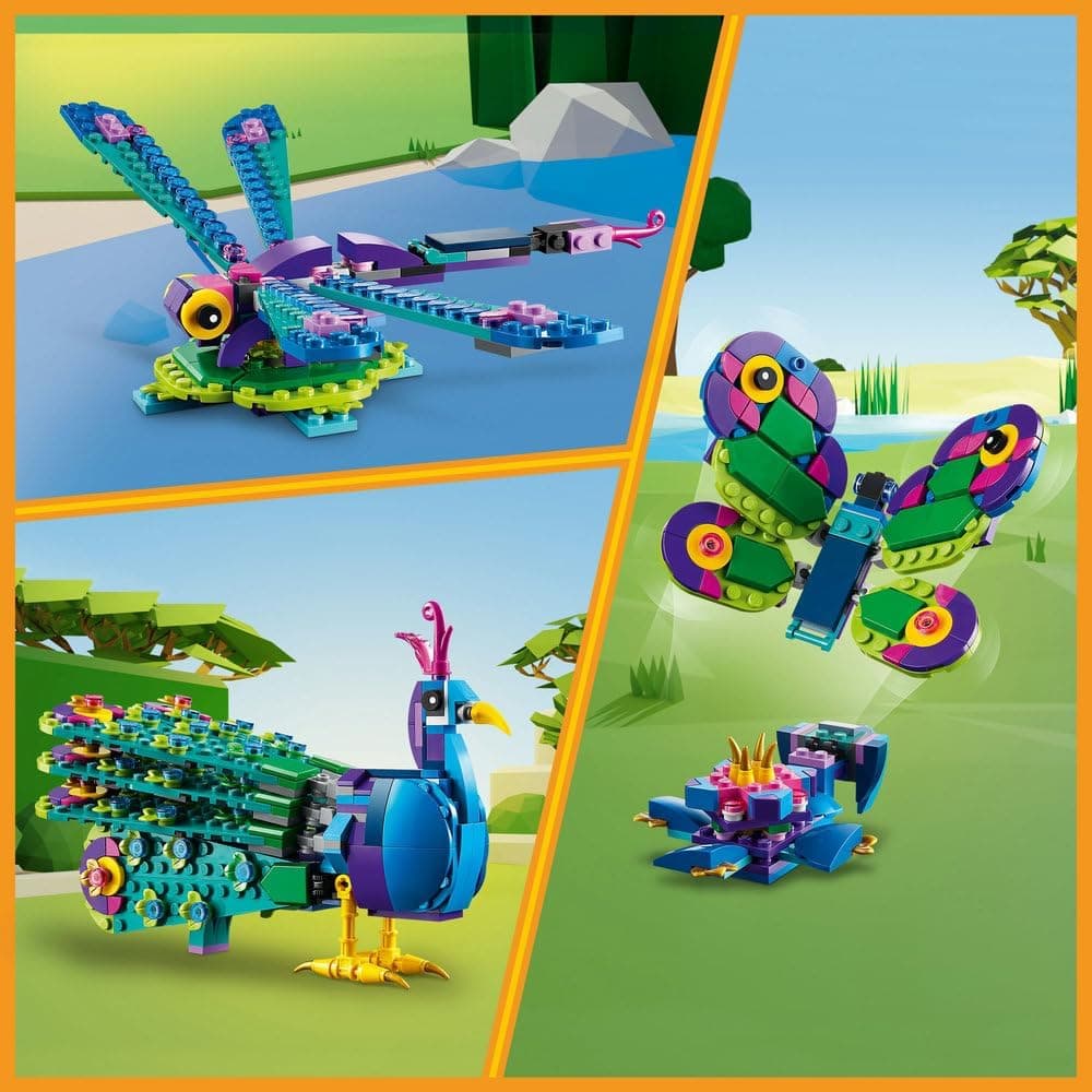 لگو Creator 3in1 Exotic Peacock مدل 31157 لگو Creator 3in1 Exotic Peacock مدل 31157