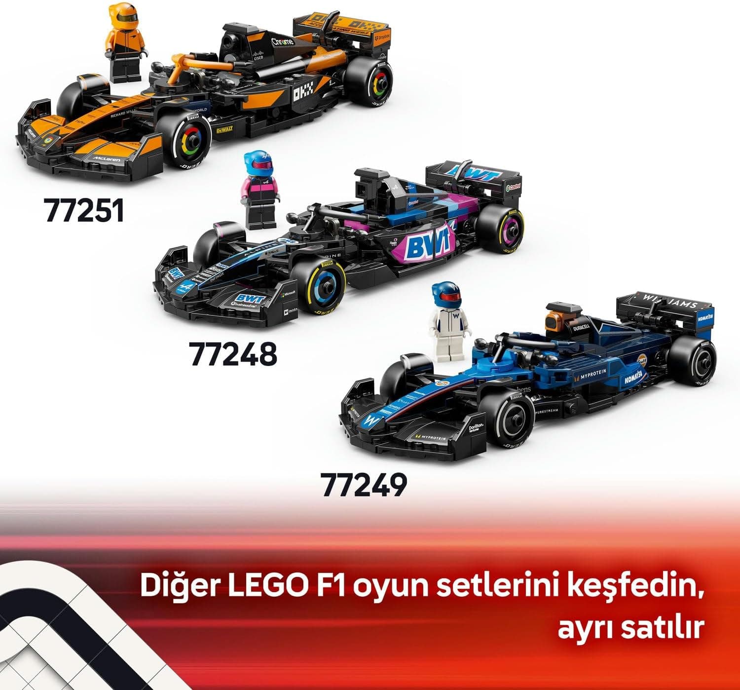 لگو Speed Champions Mercedes-AMG F1 W15 ماشین مسابقهای مدل 77244 لگو Speed Champions Mercedes-AMG F1 W15 ماشین مسابقهای مدل 77244