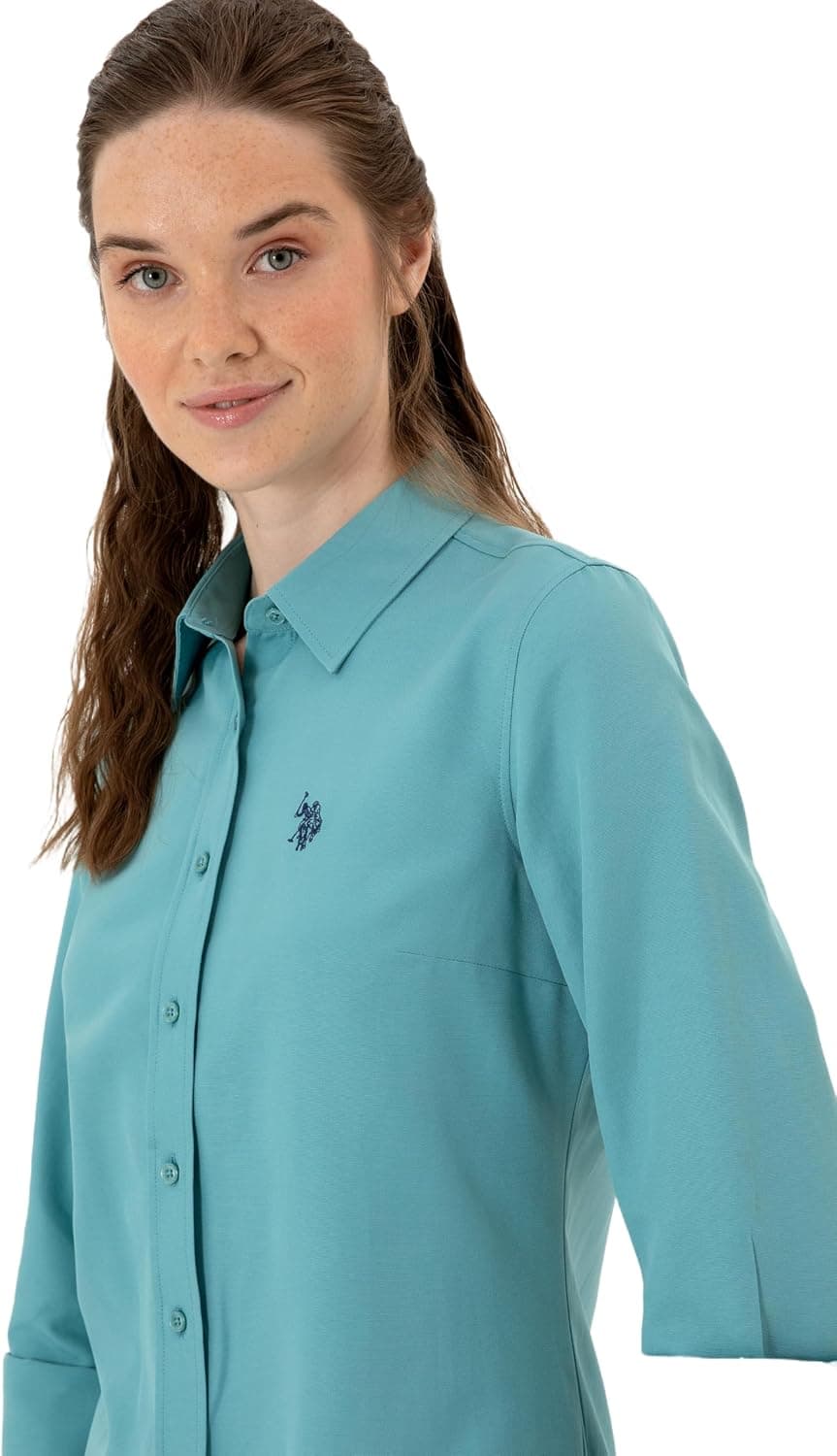 پیراهن زنانه U.S. Polo Assn. شتری بیسیک مدل 50316711-VR015 پیراهن زنانه U.S. Polo Assn. شتری بیسیک مدل 50316711-VR015