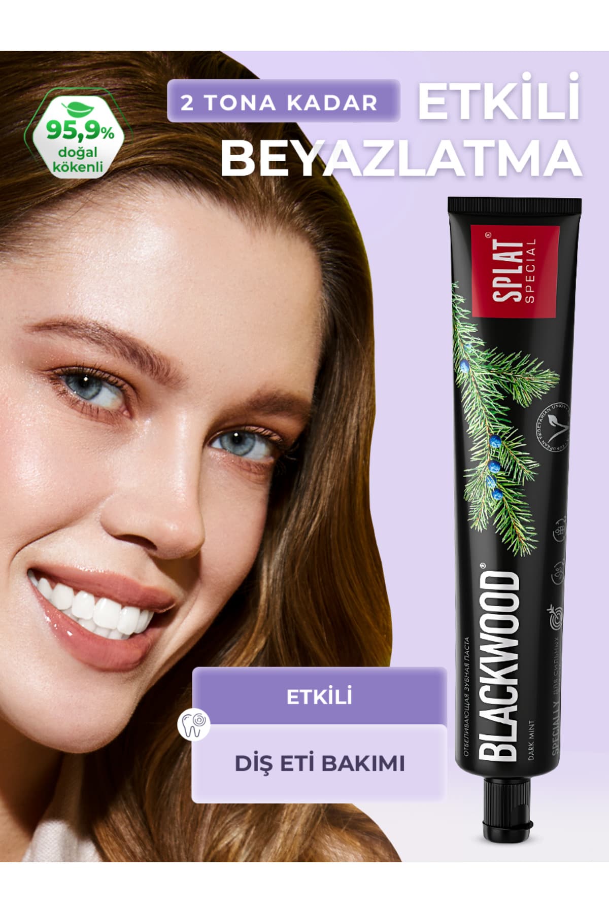 خمیر دندان Splat 4 Ton سفید 75 ml خمیر دندان Splat 4 Ton سفید 75 ml