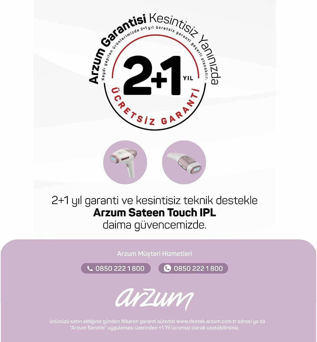 دستگاه IPL رفع موهای زائد خانگی Arzum 999.999 شات، خنککننده، 5 سطح، خودکار مدل AR5176 SateenTouch دستگاه IPL رفع موهای زائد خانگی Arzum 999.999 شات، خنککننده، 5 سطح، خودکار مدل AR5176 SateenTouch