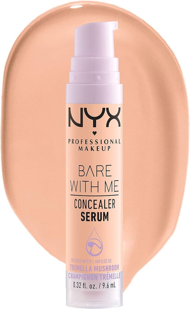 کانسیلر سرمی NYX PROFESSIONAL MAKEUP سری BARE WITH ME رنگ MEDIUM VANILLA کانسیلر سرمی NYX PROFESSIONAL MAKEUP سری BARE WITH ME رنگ MEDIUM VANILLA