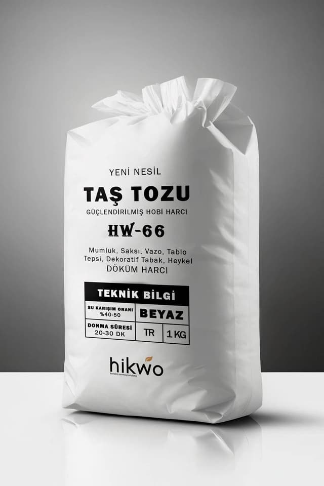 پودر سنگ ریختهگری گلدان و گچ مجسمهسازی Hikwo مدل Hw-66، 1 Kg پودر سنگ ریختهگری گلدان و گچ مجسمهسازی Hikwo مدل Hw-66، 1 Kg