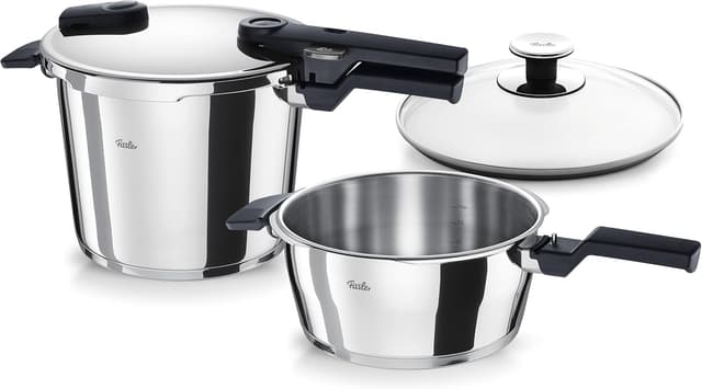 قابلمه زودپز Fissler Vitaquick براق 6+3,5 Litre قابلمه زودپز Fissler Vitaquick براق 6+3,5 Litre