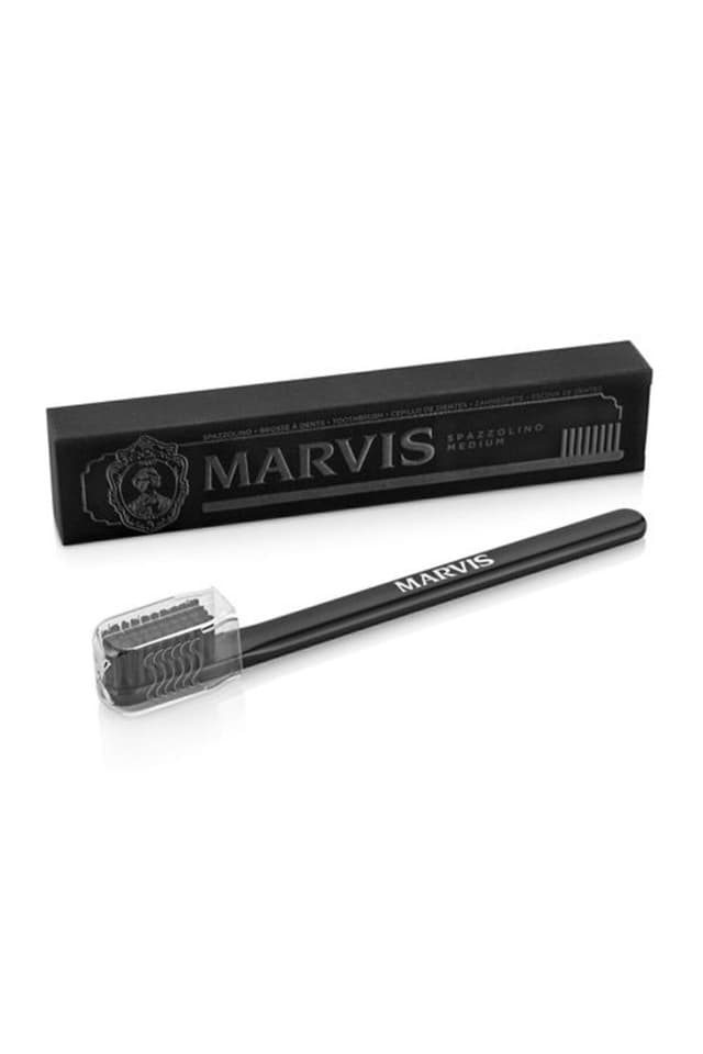 مسواک با برس متوسط Marvis مشکی مسواک با برس متوسط Marvis مشکی