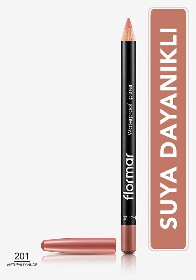 خط لب ضدآب Flormar رنگ نود مدل 201 NTRLLY NUDE خط لب ضدآب Flormar رنگ نود مدل 201 NTRLLY NUDE