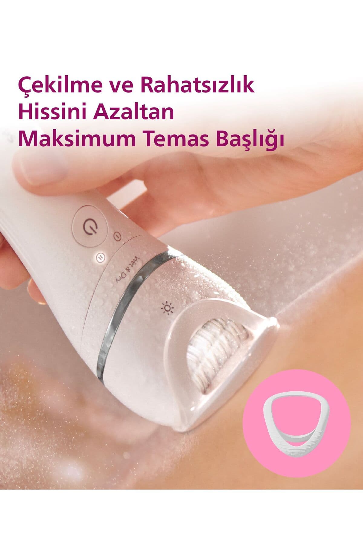 اپیلاتور Philips مناسب صورت، زیربغل، ناحیه بیکینی و پا، خشک و مرطوب، چراغدار، بیسیم مدل BRE700/05 اپیلاتور Philips مناسب صورت، زیربغل، ناحیه بیکینی و پا، خشک و مرطوب، چراغدار، بیسیم مدل BRE700/05