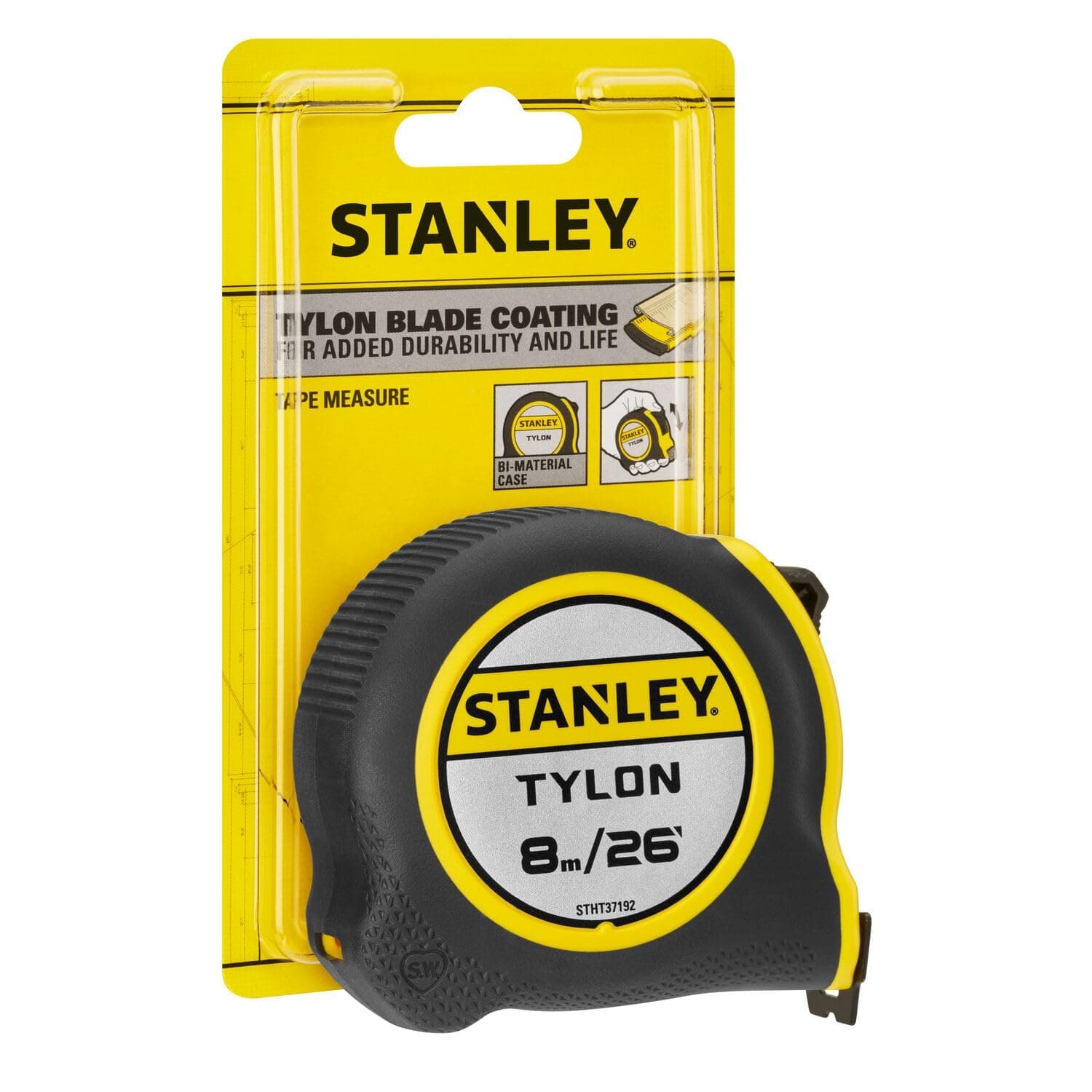 متر نواری STANLEY TYLON متریک و امپریال 8m/26ft x 25mm مدل STHT37192 متر نواری STANLEY TYLON متریک و امپریال 8m/26ft x 25mm مدل STHT37192