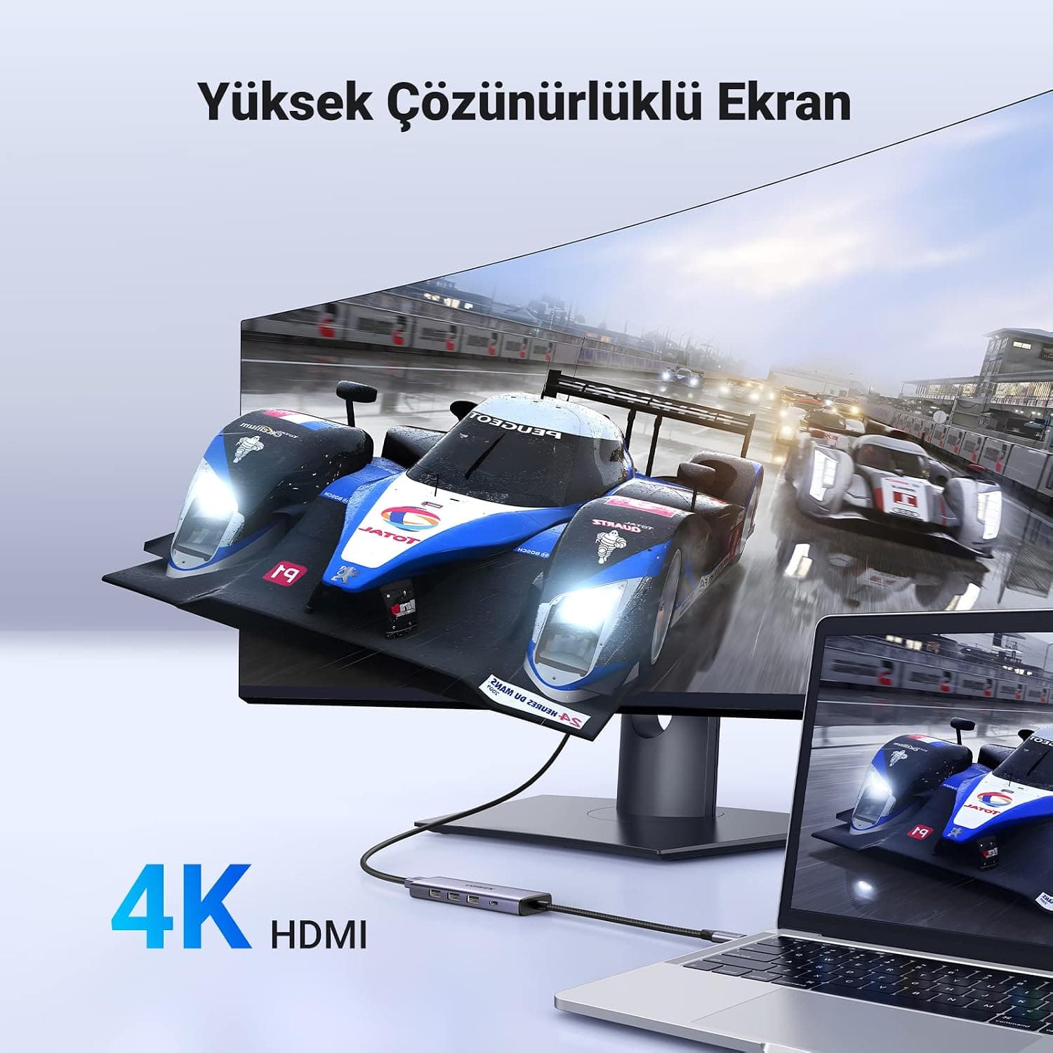 هاب 5 IN 1 USB C UGREEN با HDMI 4K، PD100W و 3 USB A 5Gbps هاب 5 IN 1 USB C UGREEN با HDMI 4K، PD100W و 3 USB A 5Gbps