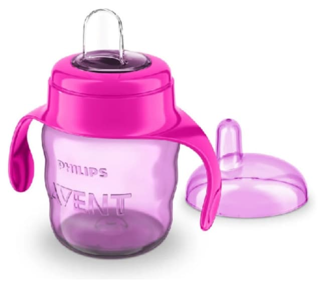 لیوان دخترانه Philips Avent آموزشی ضدنشت پلیپروپیلن 200ml (7oz) 6 ماه+ My Easy Sip Cup لیوان دخترانه Philips Avent آموزشی ضدنشت پلیپروپیلن 200ml (7oz) 6 ماه+ My Easy Sip Cup