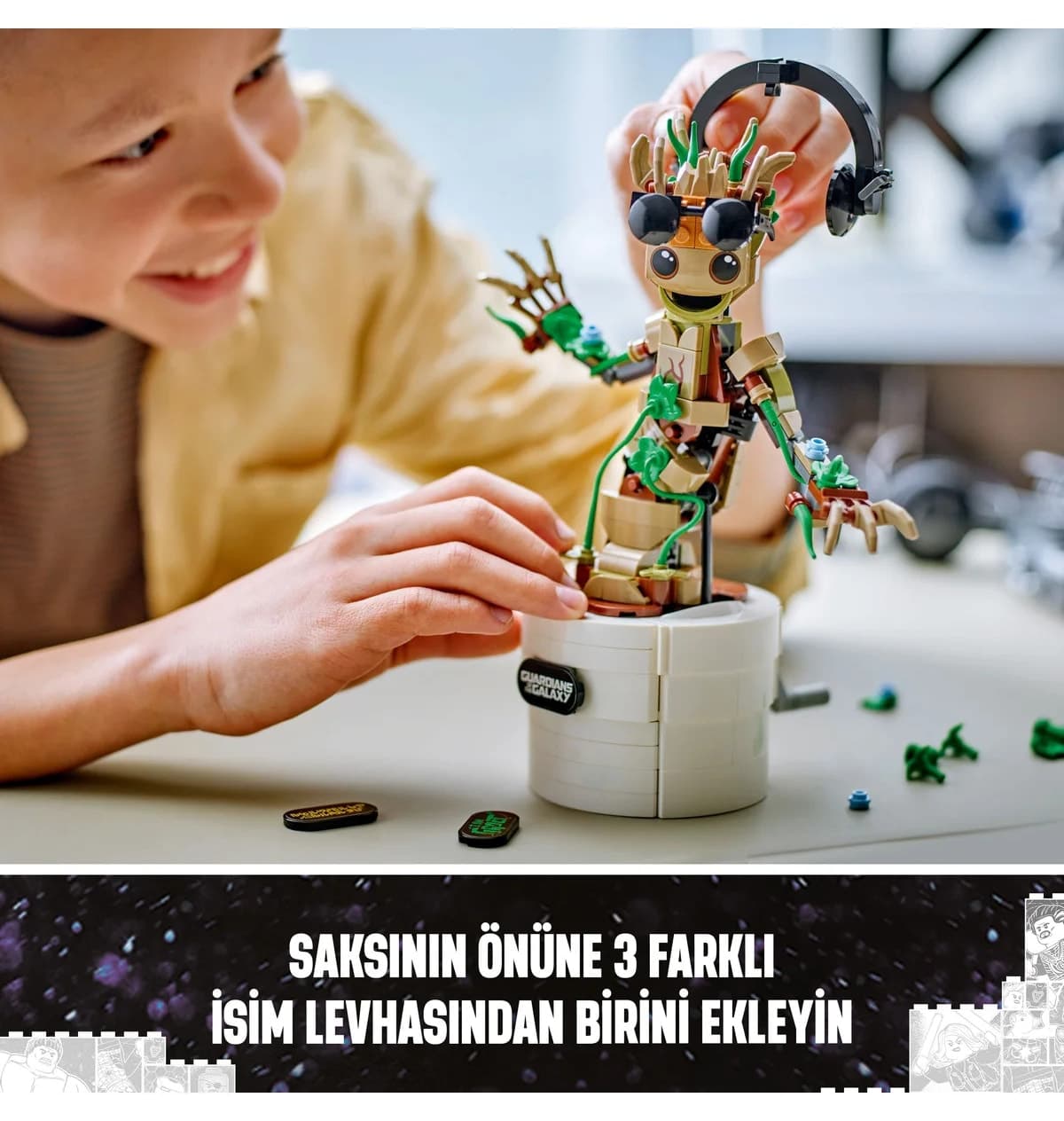 لگو Marvel Groot بالای 10 سال رقصان مدل 76297 459 قطعه لگو Marvel Groot بالای 10 سال رقصان مدل 76297 459 قطعه