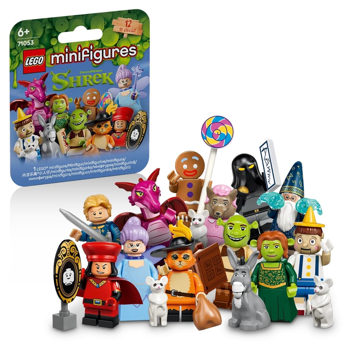لگو Minifigures سری Shrek ۷ قطعه مدل 71053 لگو Minifigures سری Shrek ۷ قطعه مدل 71053