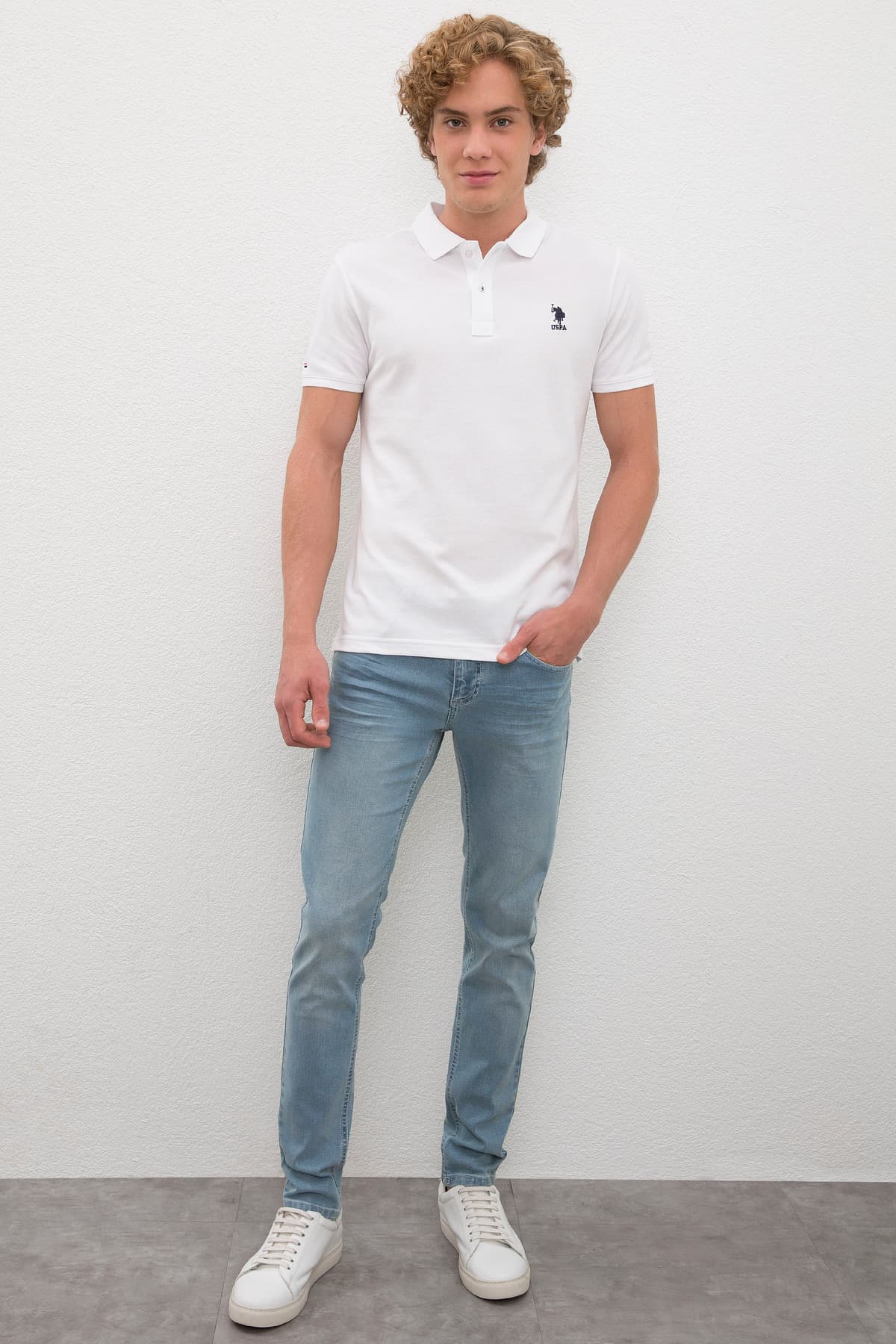 تیشرت مردانه U.S. Polo Assn. سفید ساده مدل 50231513-VR013 تیشرت مردانه U.S. Polo Assn. سفید ساده مدل 50231513-VR013