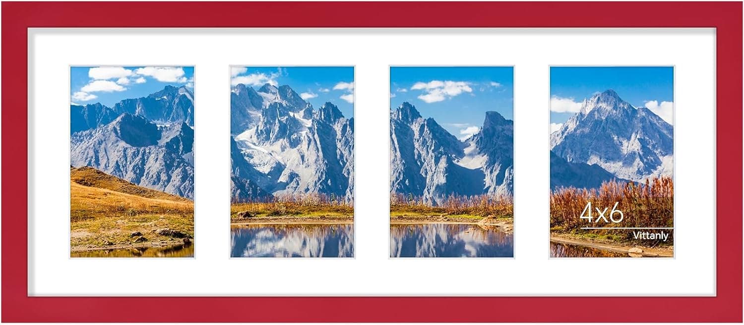 قاب عکس کلاژ Vittanly سایز 8x10 دیواری و رومیزی طبیعی روشن قاب عکس کلاژ Vittanly سایز 8x10 دیواری و رومیزی طبیعی روشن