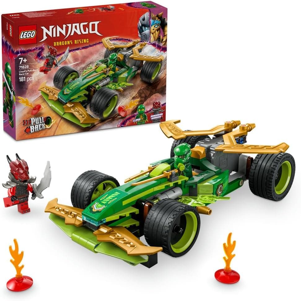 لگو NINJAGO Lloyd's ماشین مسابقه عقبکش مدل 71828 لگو NINJAGO Lloyd's ماشین مسابقه عقبکش مدل 71828