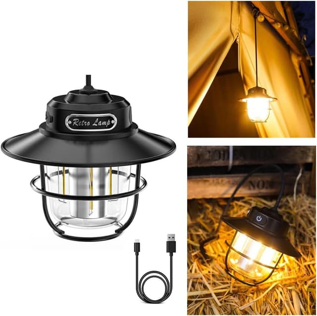 چراغ کمپینگ شارژی و قابل حمل YZYOE مدل Horse Lamp چهارحالته با نور سفید و کهربایی گرم چراغ کمپینگ شارژی و قابل حمل YZYOE مدل Horse Lamp چهارحالته با نور سفید و کهربایی گرم