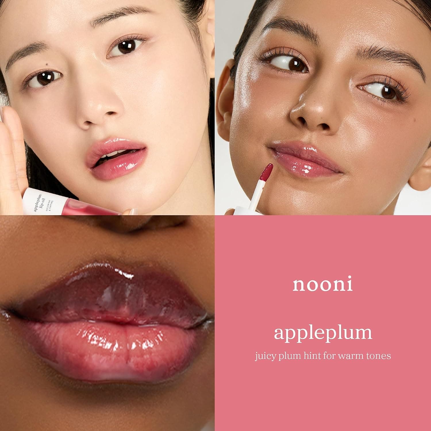 روغن لب گیاهی کرهای NOONI رنگ Appleplum روغن لب گیاهی کرهای NOONI رنگ Appleplum